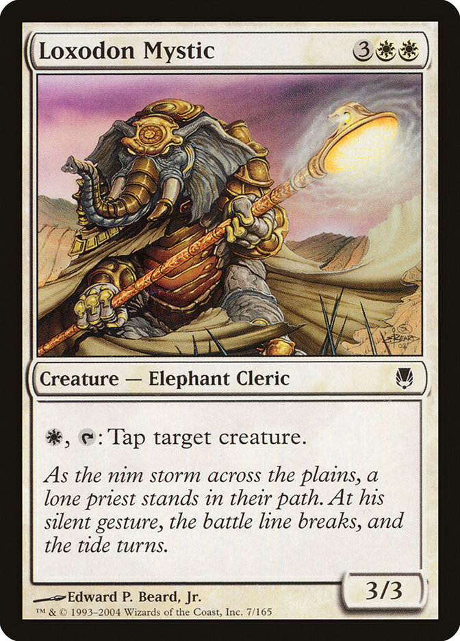 Image: Loxodon Mystic - Darksteel-(007)