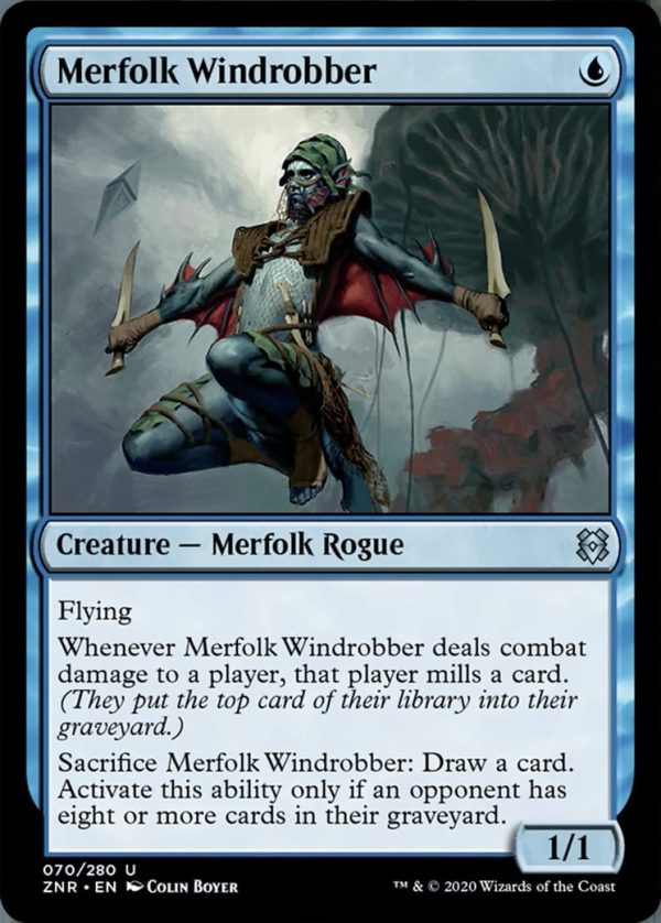 Merfolk Windrobber - Zendikar Rising-(070)