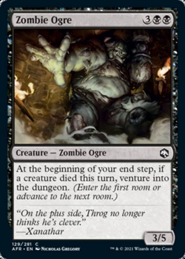 Zombie Ogre - Adventures in the Forgotten Realms-(129)-(Foil)